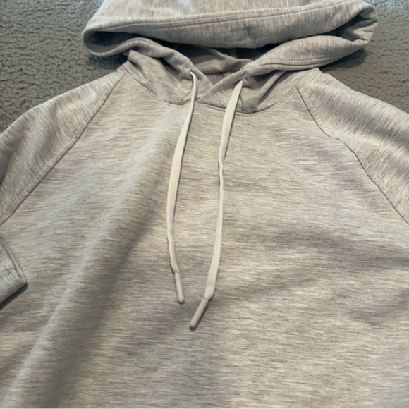Lululemon City Sweat Pullover Hoodie Heathered Ultra Light Grey Size Small - Picture 4 of 13
